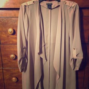 New Directions Long Sleeve Sheer Cardigan